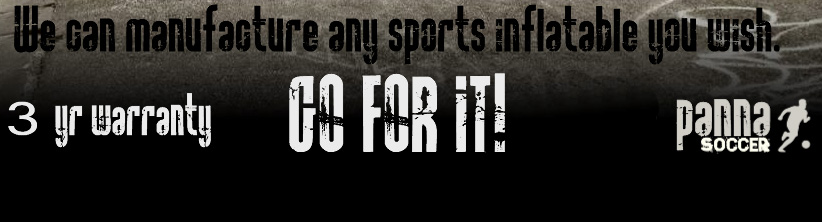 Panna Soccer can manufacture any sports infatable you wish